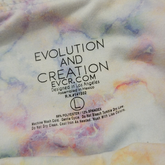 Evolution and Creation Size L Leggings Workout Pants - Picture 3 of 3